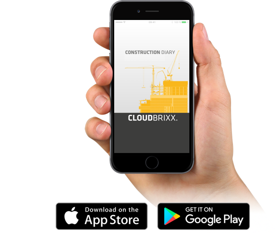 Keep construction diary via app